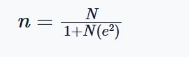 Taro Yamane sample size formula