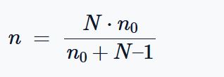 sample size formula for finite population
