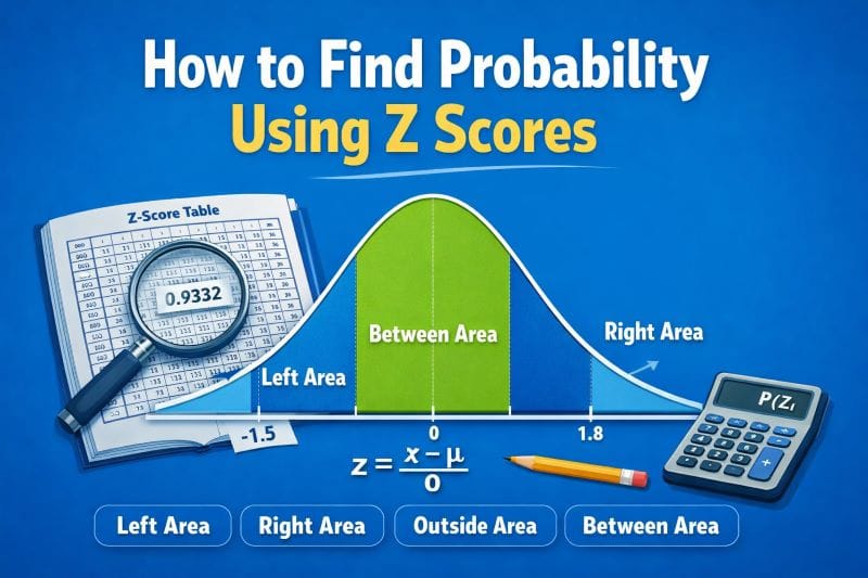 How to Find Probability with Z Score