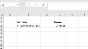 How to Find T Critical Value in Excel (Step-by-Step with examples)