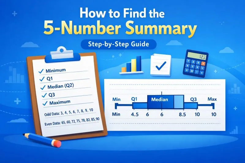 How to Find 5-Number Summary